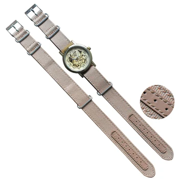 Onthelevel Nato Klockarmband Nylon Zulu Rem 18 mm 20 mm 22 mm Klocka Silver Stift Spänne Armbandsur #D