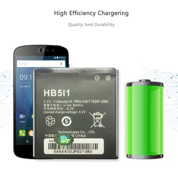 YKaiserin Mobiltelefon Batteri HB5i1 HB5i1H För Huawei C6110 C6200 C8300 G6150 G7010 U8350 1400mAh