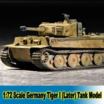 1:72 Skala Tank Modell Tyskland Tiger (Senare utförande ) Montering Tank Modell Byggsatser DIY Tank Samling 07244