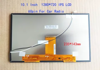 10.1 10.2 tum LCD-1280*720 Hög upplösning WD101HHL60A-E För Bil Radio CARPC Skärmen För Carplay Navigering 235*143mm D8bit