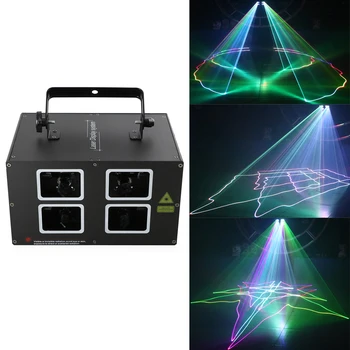 1000 mw 3D färgglada laser ljus DJ disco professionella scenen ljus festival bröllopsfest laser