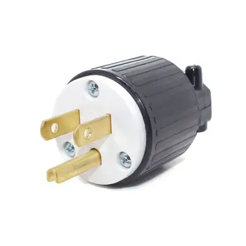 100ST/mycket NEMA 5-15P USA: UL-Godkänd Power Adapter för Industriell Ledningar Elektriska Hane-Kontakt förlängningssladd Adapter