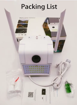 1080P Vattentät Vägg Lampa IP Kamera med IR-HumanBody Induktion Videcam rörelsedetektor Smart Induktion Lampa Utomhus Kamera V380