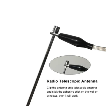 108SE Radio Antenn Bärbar Radio Förbättra Signal Radio-Antenn 3.2-Meters Längd Antenner Hem Tillbehör Lämpade För radio