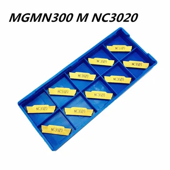 10ST Svarv MGMN300 M NC3020 Hårdmetall blad metall svarvverktyg MGMN300 CNC-svarv delar och stickning verktyg