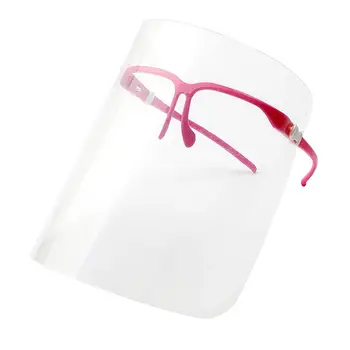 10st visir Mask Anti Saliv Splash Glasögon Anti-fog Löstagbar Skydda Ansiktet Ram Visir för Resor Kök Hushåll