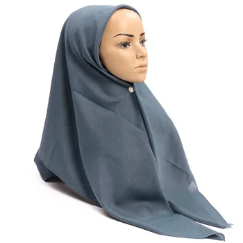 110*110 cm square bomull halsduk kvinnor muslimsk hijab halsduk islamiska femme musulman mjuk slöja sjalar och linda pashmina sjalar