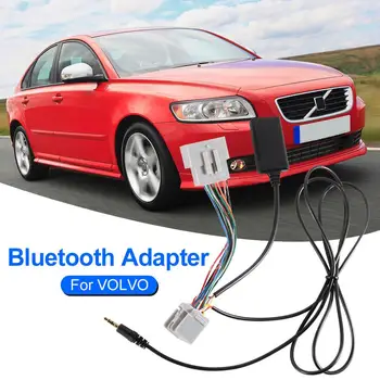 12V 14Pin Bil Bluetooth Audio Kabel-Fordon AUX Adapter För VOLVO C30 C70 S40 S40 S60 S70 S80 V50 V40 V70 XC70 XC90