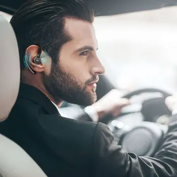 15 Timmars Speltid F Bil Bluetooth-Headsetet Över Örat Vattentät Bluetooth Hörlurar Lätt Vägt Lång Standby