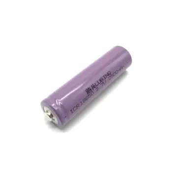 18650 litium batteri 3,7 V pekade litium batteri 2500mah hög kapacitet ljus ficklampa laddningsbart batteri