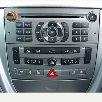 1Din Bil Återmontering Radio Fascia för 2005+ Citroen C5 Stereo Ram Panel Dash Mount Monteringssats för Installation En 1 DIN