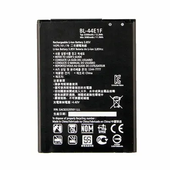 1x 3200mAh 3.85 VDC BL-44E1F / BL 44E1F nytt batteri Till LG V20 Stylo 3 H990 F800 VS995 US996 LS995 LS997 H990DS H910 H918