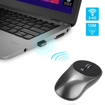 2.4 G Trådlös Mobil Mus med USB-Mottagare, Bärbar Optiska Möss för PC-Bärbar Dator Macbook VH99