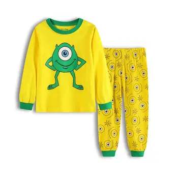 2-7Y Kids Pyjamas Barn Sleepwear Baby Pijamas Uppsättningar Pojkar Flickor ToyStory Tris Pyjamas i Bomull Nattkläder Kläder Barn Kläder