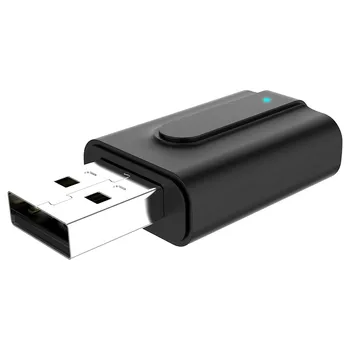 2 in1-USB-Bluetooth-Receiver Sändare med 3,5 mm Bärbar Stereo Ljud Trådlöst Bluetooth-5.0-Sändare För TV-Högtalare PC Surfplatta