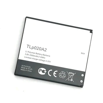 2000mAh TLp020A2 Batteri För Alcatel One Touch popstjärna LTE A845L / POP S3 OT5050 5050X