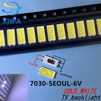 2000pcs För SEOUL Ursprungliga LED-Bakgrundsbelysning LCD-TV Program LED 7030 Ljus Pärlor Cool white med Hög Effekt 1W 6V 100LM