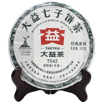 2010 År 357 g Premium TAETEA 7542 Rå Kaka Sheng Kinesiska Dayi gå ner i Vikt Te Pu-erh