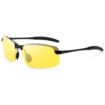 2019 Nya Night Vision Driver Skyddsglasögon Unisex Vision solglasögon Bilkörning Glasögon UV-Skydd Polariserad Solglasögon Glasögon