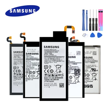 2019 Nytt Original Batteri Till Samsung Galaxy S6/ S6 Edge/ S7/ S7 Edge/ S8 G920 G920F G925 G930 G935 G950 EB-BG920ABE med Verktyg