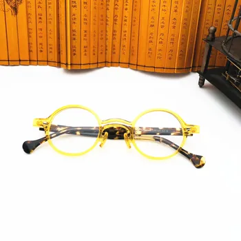 2020 BETSION Mode Högkvalitativa Acetat Kreativa Glasögon Män Kvinnor glasögon miopia Receptbelagda Glasögon med Runda Glasögon