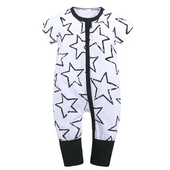 2020 Bomull Baby romper kortärmad baby-kläder En Bit Sommaren Unisex babykläder flicka och pojke jumpsuits Tecknade Djur