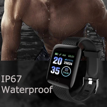 2020 D13 Smarta Klockor 116 Plus puls Klocka Smart Armband Sport Klockor Smarta Band Vattentät Smartwatch Android A2 IWO