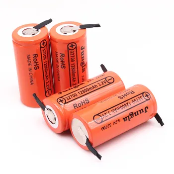 2020 hög kapacitet 3.2 V 32700 12800mAh LiFePO4 Batteri 12.8 Ah 50A Kontinuerligt Utsläpp Högsta High-power-batteri+Nickel lakan