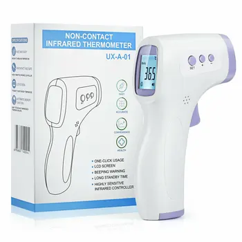 2020 Infraröd Termometer Pannan Kroppen Beröringsfri Termometer Baby Vuxna Offentlig Hem Digital Infraröd Feber Örontermometer