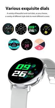 2020 Mode NY Smart Klocka Fitness Armband Män Kvinnor Smartwatch Sport pulsmätare är Vattentät För Android Apple Xiaomi