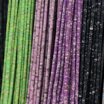 2020 natursten agat crystal Kolumn shape utspridda pärlor string charm göra för DIY halsband armband tillbehör 2x4 mm