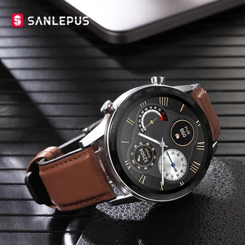 2020 SANLEPUS EKG-Smart Klocka Bluetooth-Samtal Smartwatch Män Kvinnor Sport Gym Armband Klocka För Android Apple Xiaomi Huawei