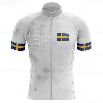2020 Sverige för Män Cykling Jersey Pro Team Sommaren Cykling Kläder snabbtorkande Racing Sport Skjortor Mtb Cykel Tröjor Uniform