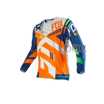 2020 TROY Fox Enduro Jeresy Downhill Jersey MTB Off-road motorcykel lång cykel tröjor Racing Ridning för Män MTB T-Shirt