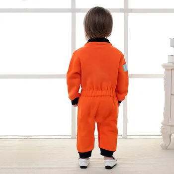 2020Thicken barn overall Nyfödda Baby Boys Jumpsuit Rollspel Astronaut Spaceman Cosplay rymddräkt mode Cool Y4