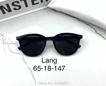 2021 Nya koreanska Design Solglasögon Män Trendiga GM Stor Ram Solglasögon För Kvinnor män Vintage Mild Solglasögon Ursprungliga Paketet