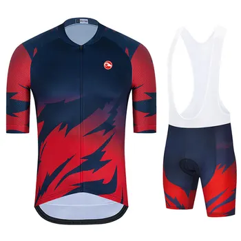 2021 Pro Team Sommaren Cykling Jersey anges Cykling Kläder Bära Andas för Män Cykel Tröjor Maillot Ciclismo Hombre Triathlon