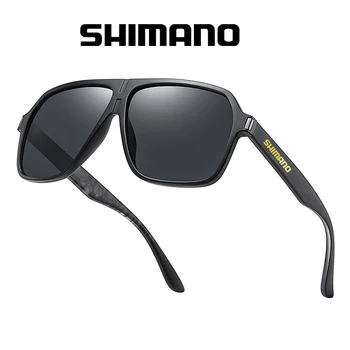 2021 Shimano Fiske Nörd Män Kvinnor Friluftsliv Retro Mode Fiske Solglasögon Kör Polariserade Solglasögon