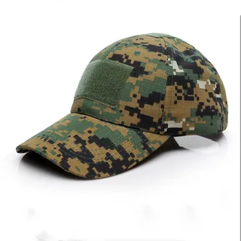 2021 Utomhus Sport snapback-Kepsar Kamouflage Hat Enkelhet Taktiska Militära Armé Jakt Camo Mössa Hatt För Vuxna Män Cap