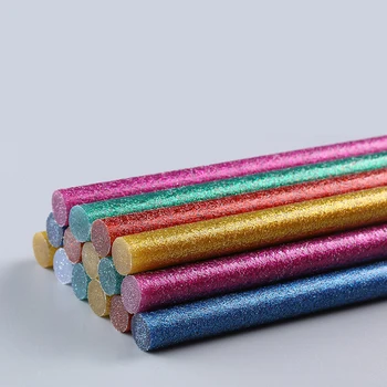 20st Färg limstift flash hög viskositet smältlim salladslök pulver 7mm / 11mm universal manuell DIY-produktion