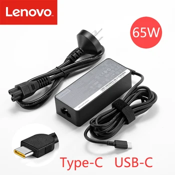 20V 3.25 EN 65W USB Typ C Nätadapter Laddare till Lenovo Thinkpad X1 carbon Yoga5 X270 X280 T580 P51s P52s E480 E470 Laptop