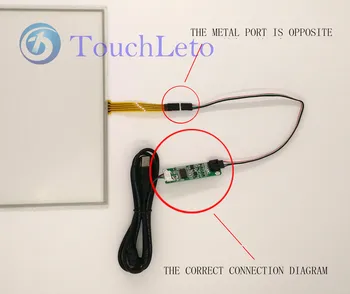 21.5-tums 16: 9 ultra-tunn 0,5 mm four-wire-resistiv touch-skärm på 21,5-tums industriell kvalitet känslig touch bred skärm