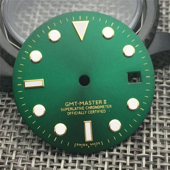 28,5 MM Grön Klocka ringer för ETA 2836 2824 för Mingzhu DG2813 3804 för Miyota 82 Serie Klocka Rörelse Tillbehör