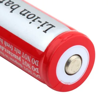 2st 18650 Batterier 3,7 V 4200mAh 18650 Li-ion Laddningsbart BRC Batteri Lithium Batteria Röda Grossist Digital