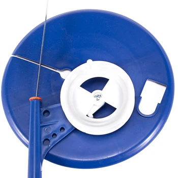 2st isfiske Spets-Up Metall Stolpe Orange Flagga Tips Anti-Korrosion Plast Tips Up Kit Is Fiske Tillbehör