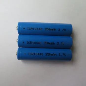 2st/mycket Hög kvalitet 3,7 v 10440 litium batteri 350mAh AAA uppladdningsbart batteri lämplig för ficklampa leksaker
