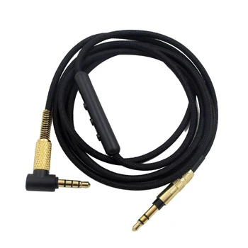 3,5 mm Byte -Kablar för Ljud Sladd Med Mikrofon volymkontroll, Aux-Kabel För Meizu HD50 HeadphonesFor -Philips SHB8800