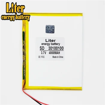 3.7 V litium-polymer-batteri 30100100 4000MAH mobile power DIY surfplatta 30101100