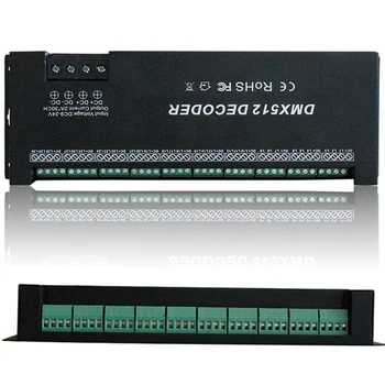 30CH RGB DMX-512-Dekoder led controller, RGB LED DMX512 dekoder 30Channel x 2A för LED-Strip Ljus DC9-60A 24V dmx dimmer drivrutinen