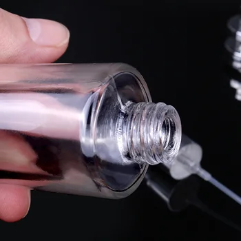 35ml Transparent Bärbar Resor sprutpumpens Mini Tomma Påfyllningsbara Parfym glasflaska Atomizer